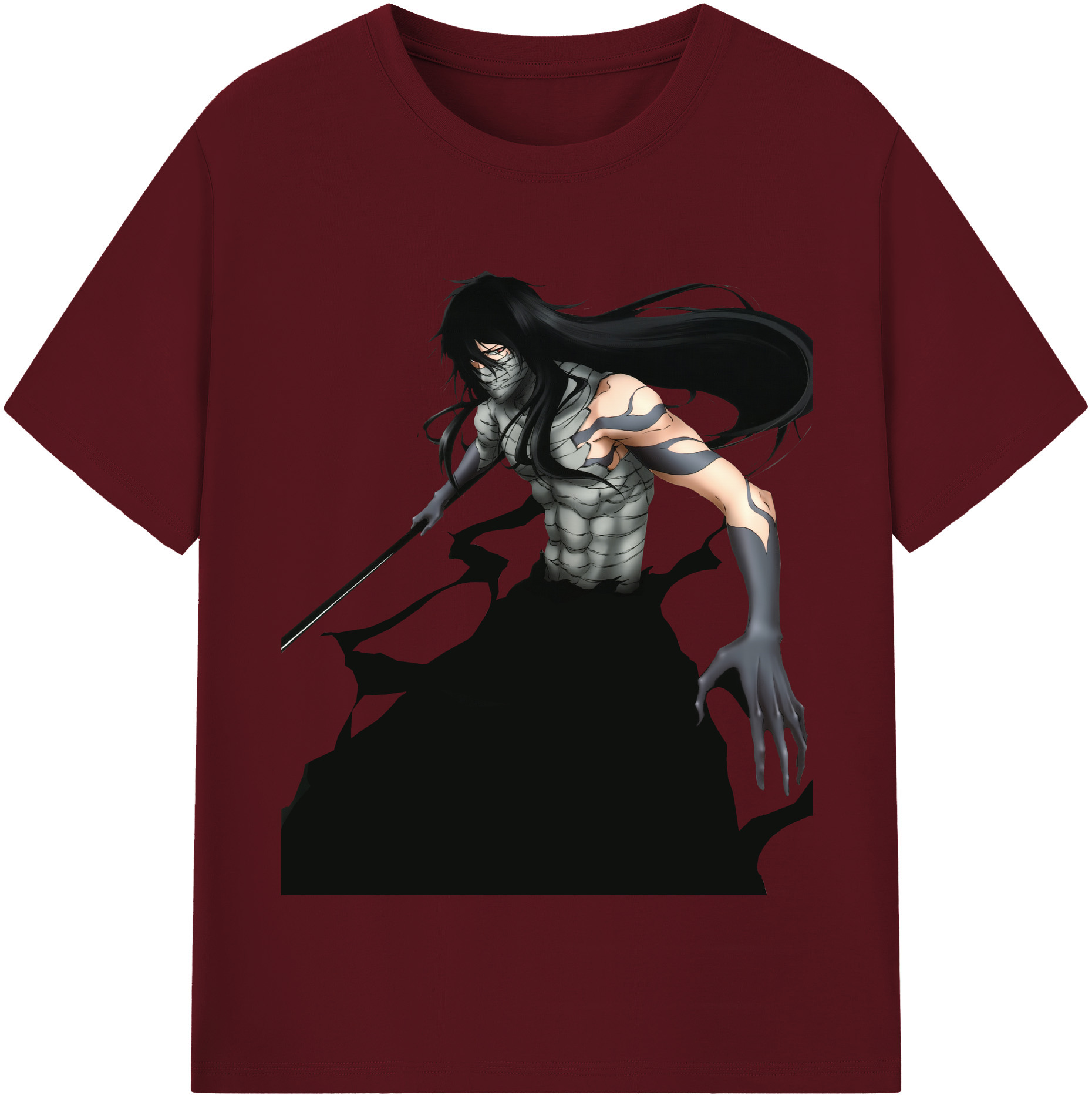（画像用） ブリーチ 黒崎一護（くろさき いちご）BLEACH Kurosaki Ichigo 綿100％半袖Tシャツ（フロントプリント）